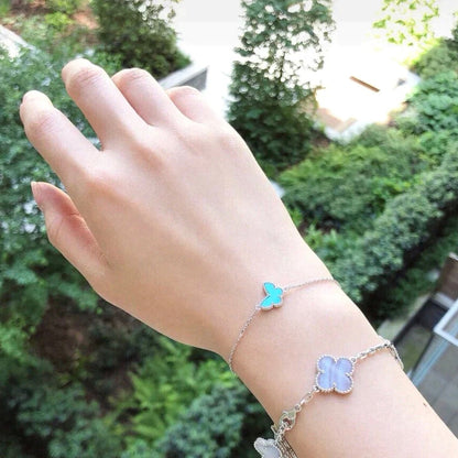 [Angela Jewellery]BUTTERFLY TURQUOISE BUTTERFLY BRACELET SILVER