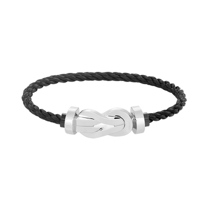 [Angela Jewellery]CHANCE LARGE 8 FIGURE BUCKLE NO DIAMOND BRACELET SILVER