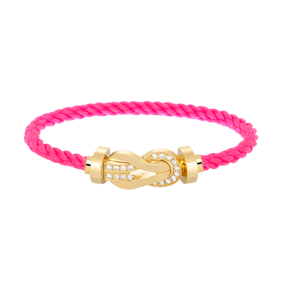 [Angela Jewellery]CHANCE LARGE 8 FIGURE BUCKLE HALF DIAMOND BRACELET GOLD