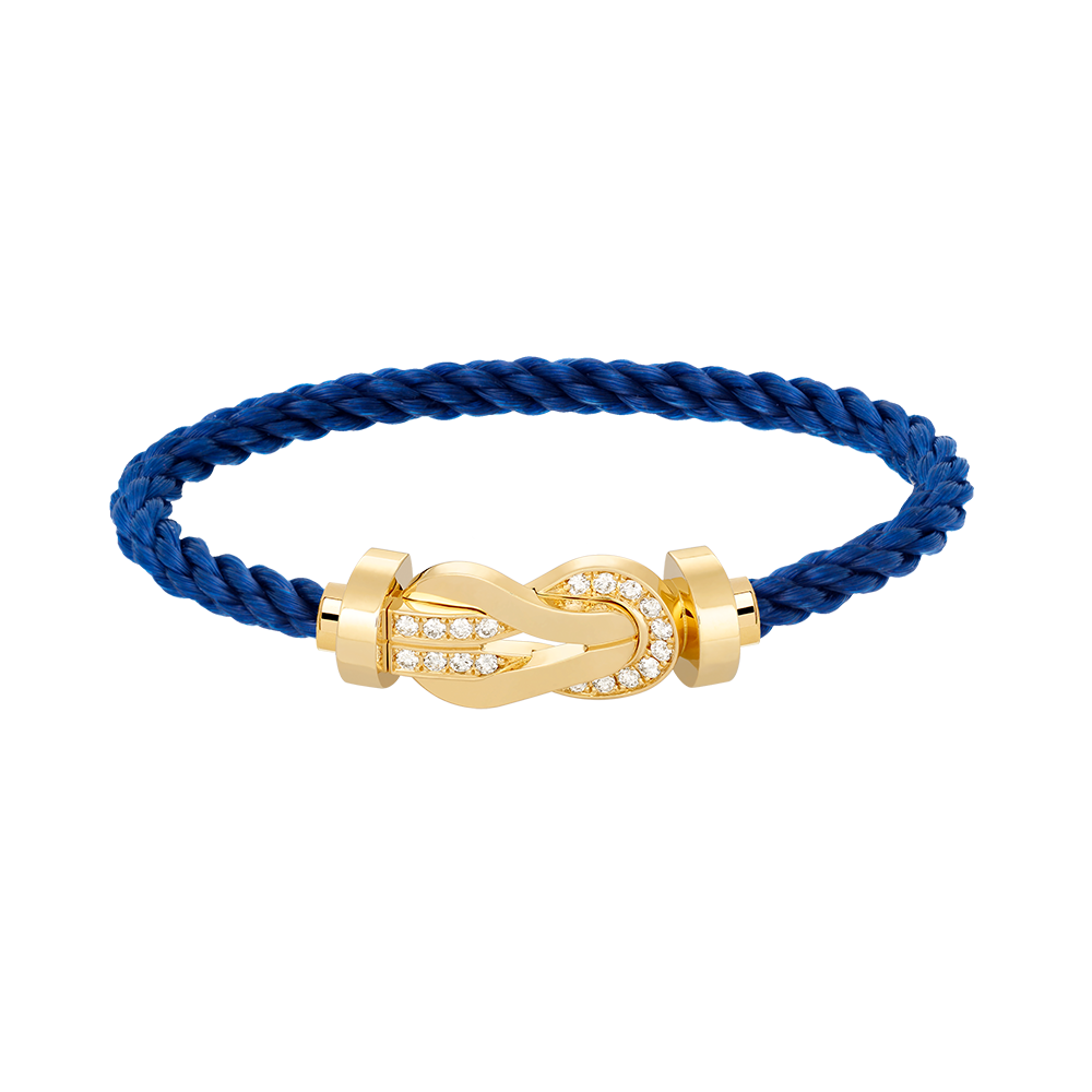 [Angela Jewellery]CHANCE LARGE 8 FIGURE BUCKLE HALF DIAMOND BRACELET GOLD