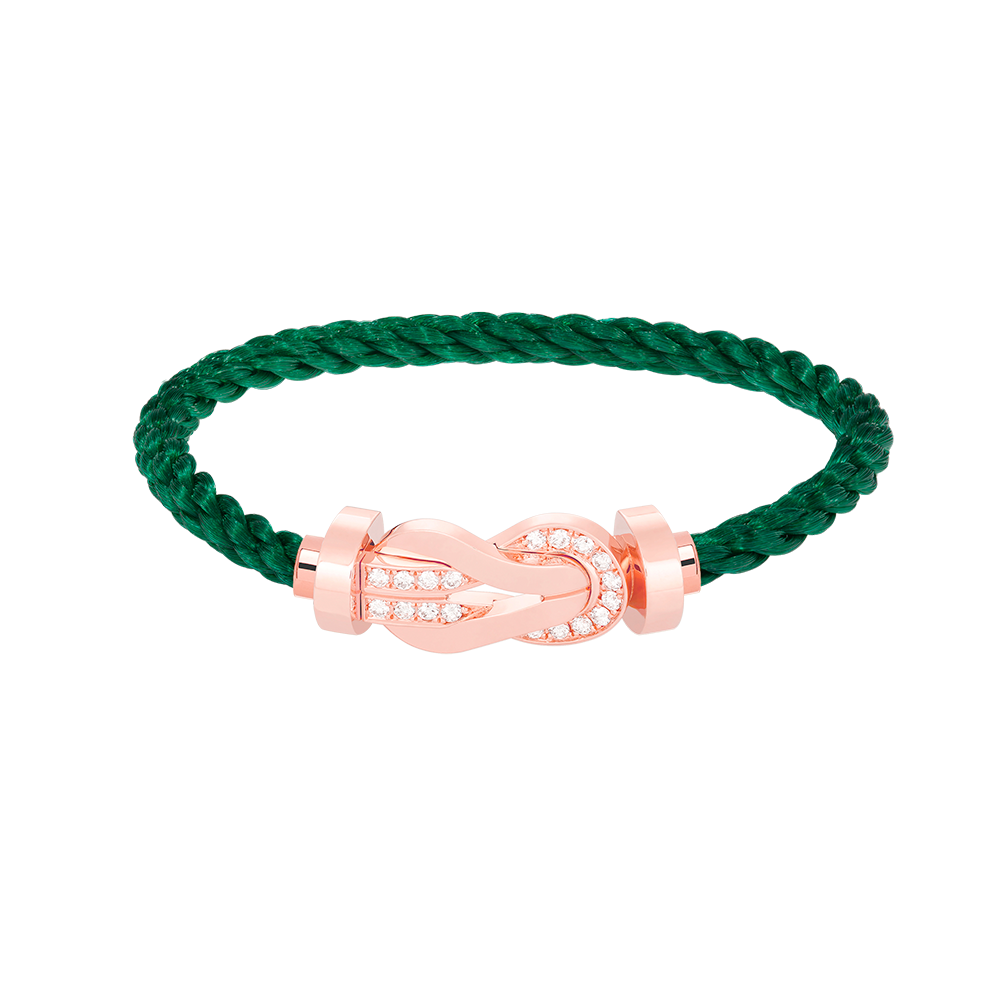 [Angela Jewellery]CHANCE LARGE 8 FIGURE BUCKLE HALF DIAMOND BRACELET ROSE GOLD