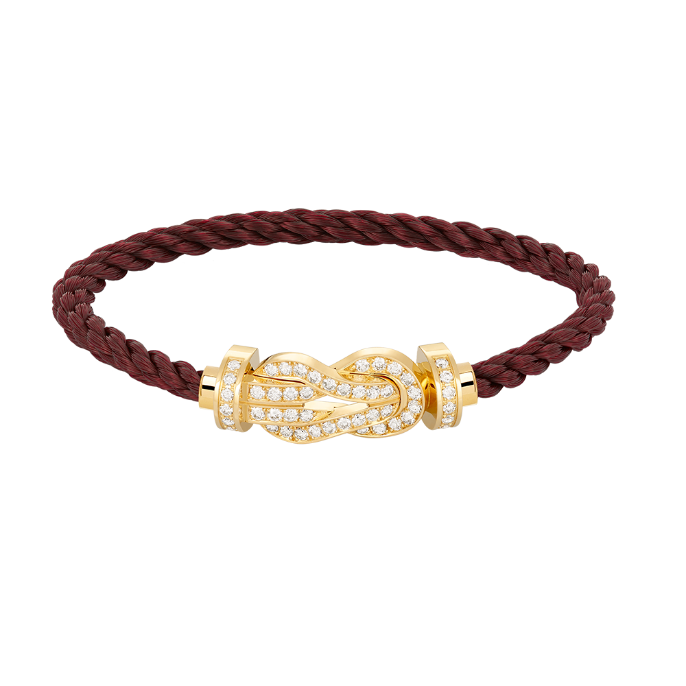 [Angela Jewellery]CHANCE LARGE 8 FIGURE BUCKLE FULLDIAMOND BRACELET GOLD