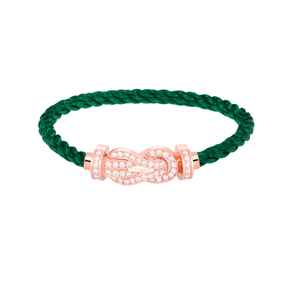 [Angela Jewellery]CHANCE LARGE 8 FIGURE BUCKLE FULL DIAMOND BRACELET ROSE GOLD