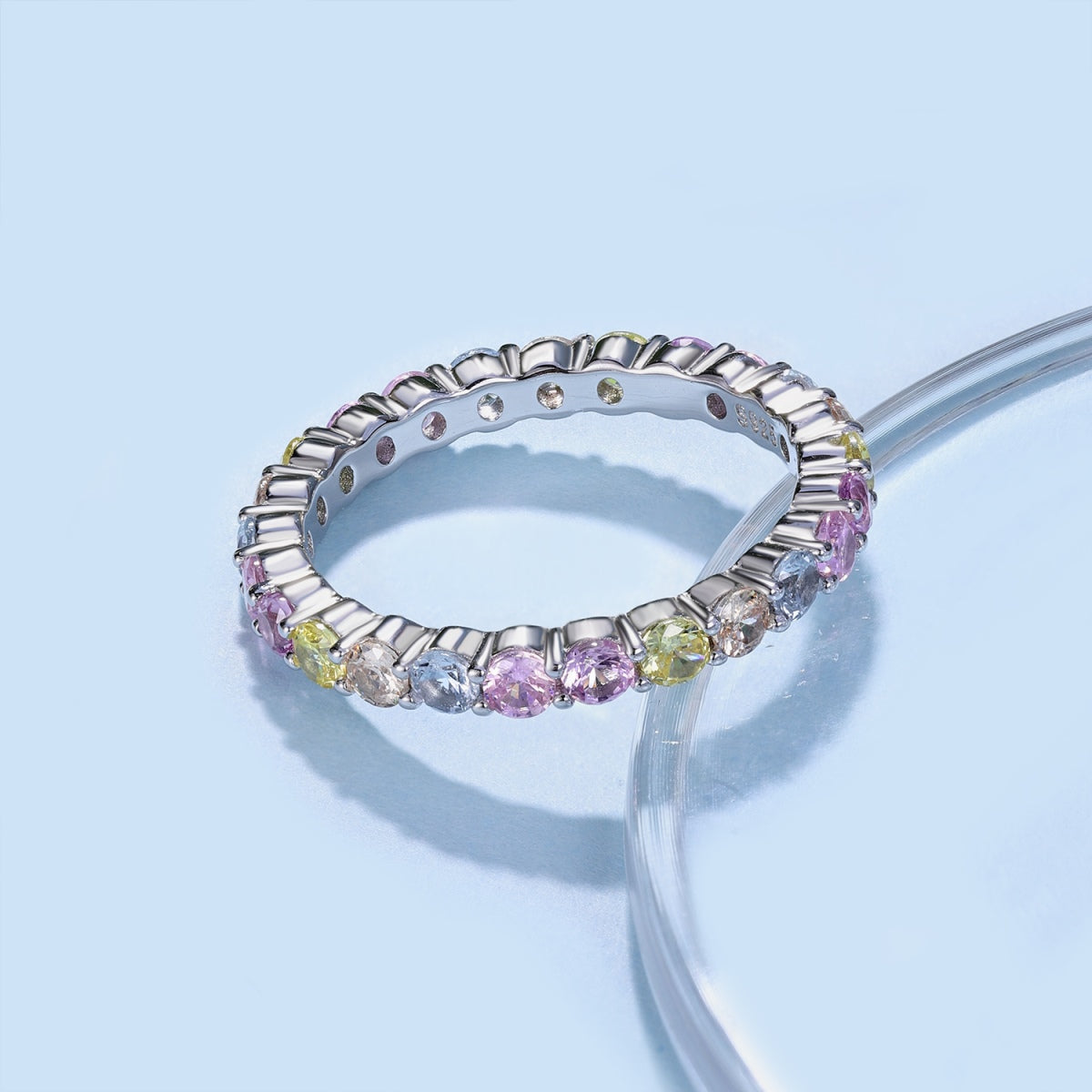 Angela Jewelry]Dazzling Resplendent Round Cut Party Ring