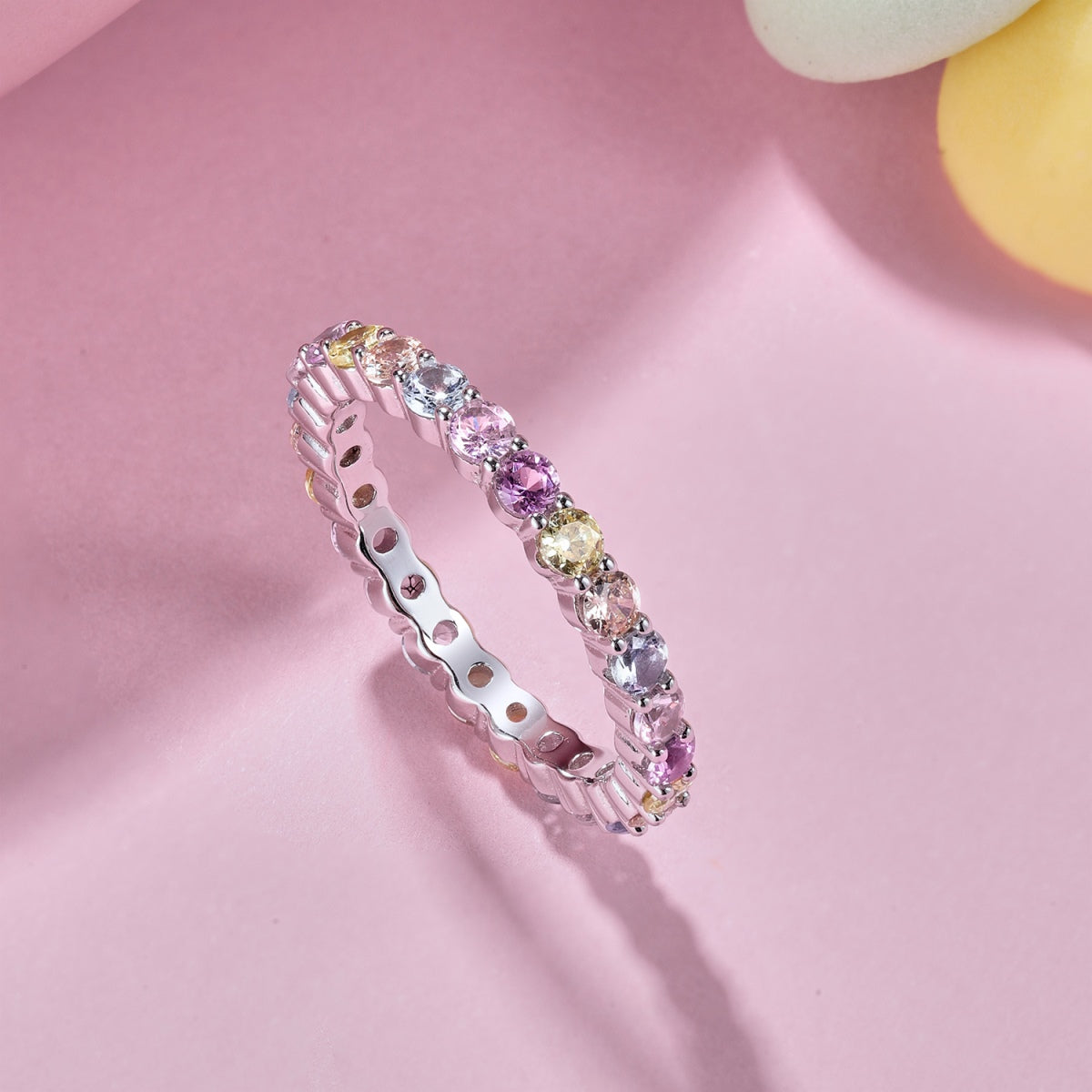 Angela Jewelry]Dazzling Resplendent Round Cut Party Ring