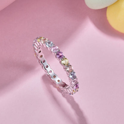 Angela Jewelry]Dazzling Resplendent Round Cut Party Ring