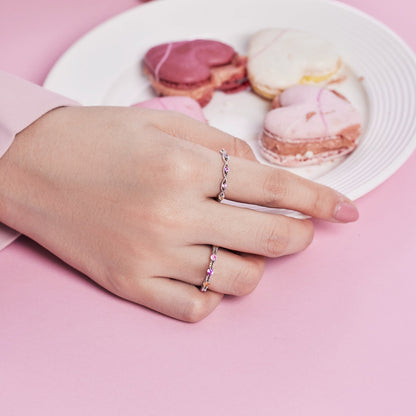 Angela Jewelry]Elegant Energetic Round Cut Daily Ring