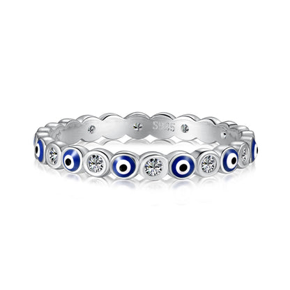 Angela Jewelry]Sparkling Vibrant Round Shape Daily Ring