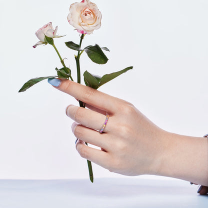 Angela Jewelry]Dazzling Resplendent Round Cut Party Ring