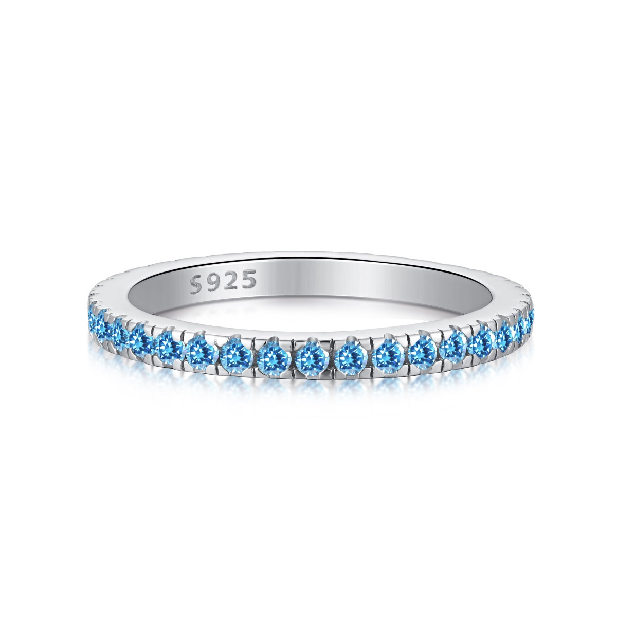Angela Jewelry]Delicate Sparkling Round Cut Daily Ring