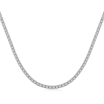 Angela Jewelry]Elegant Tennis Chain Necklace
