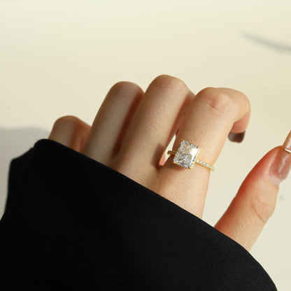 Angela Jewelry]4.0 Carat Luxurious Engagement Ring