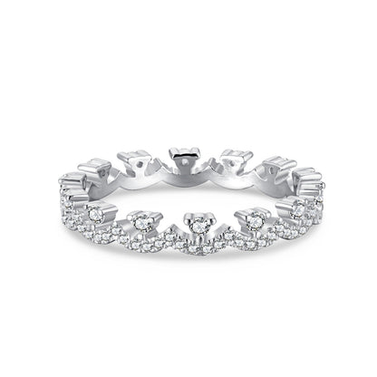 Angela Jewelry]Elegant Resplendent Round Shape Party Ring