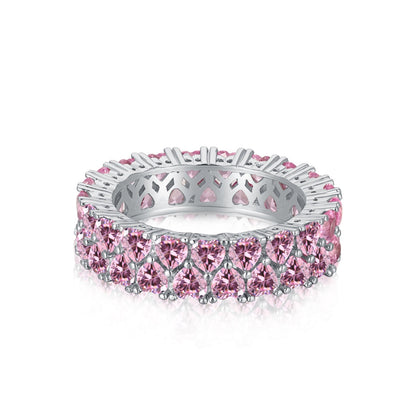Angela Jewelry]Sparkling Full Heart Ring