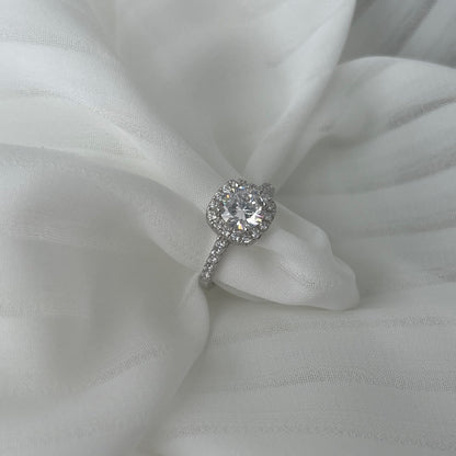 Angela Jewelry]Dazzling Resplendent Round Cut Wedding Ring