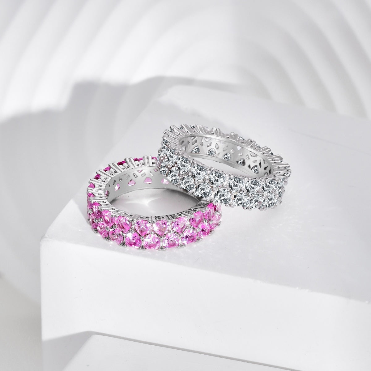 Angela Jewelry]Sparkling Full Heart Ring