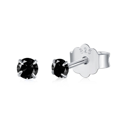 Angela Jewelry]Delicate Solitaire Earrings