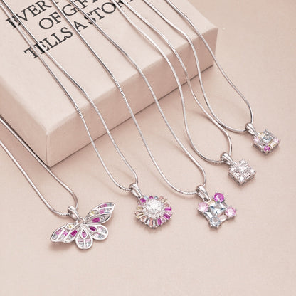 Angela Jewelry]Gorgeous Multi Colorful Necklace