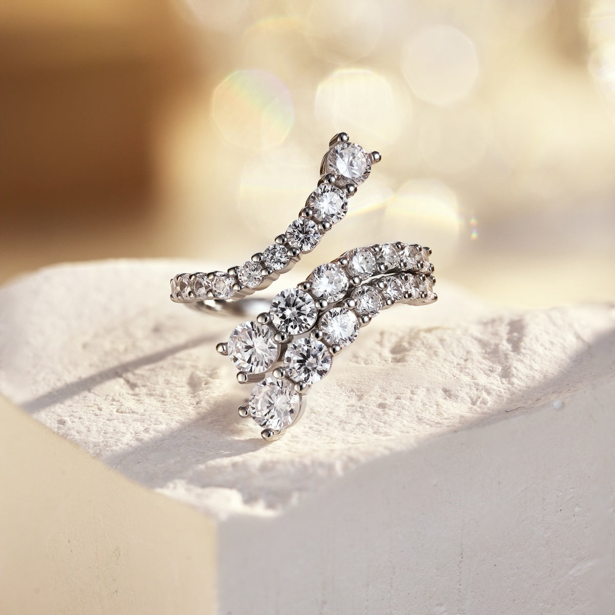 Angela Jewelry]Unique Vivid Snake Shape Daily Ring