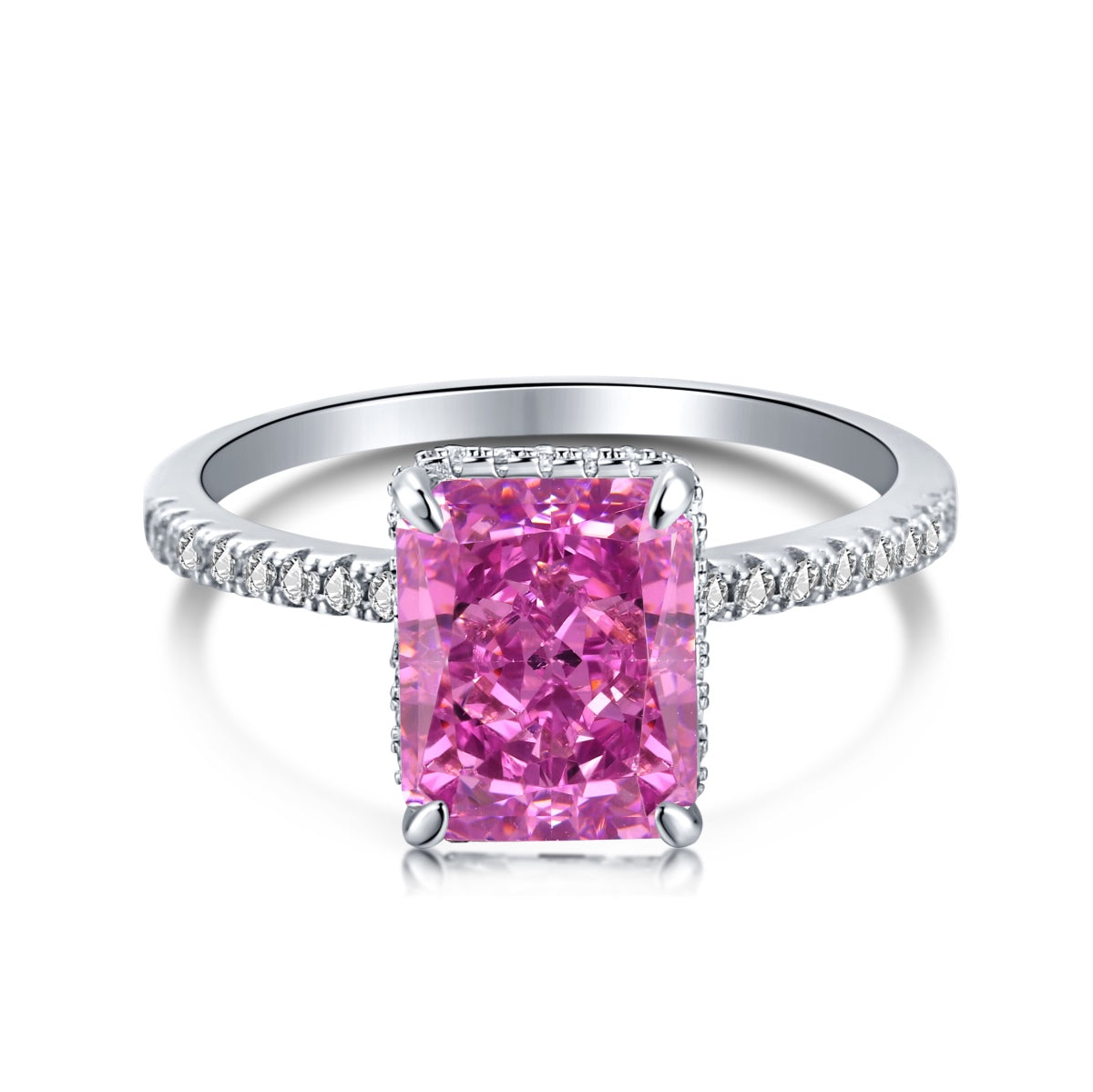 Angela Jewelry]4.0 Carat Luxurious Engagement Ring