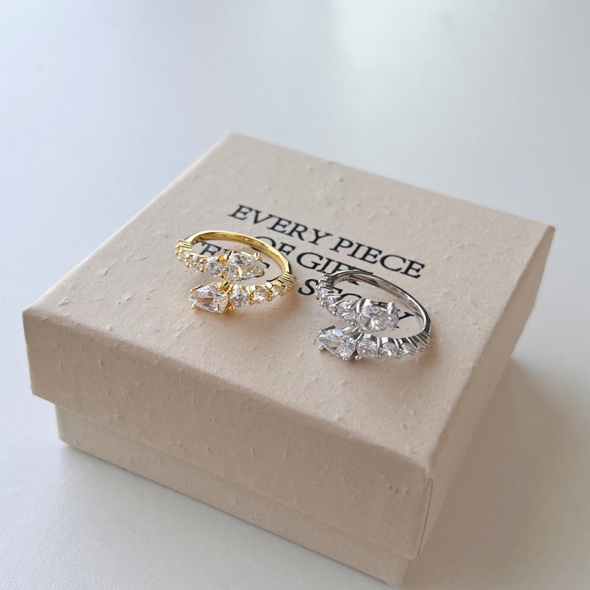 Angela Jewelry]Delicate Lively Snake Shape Daily Ring