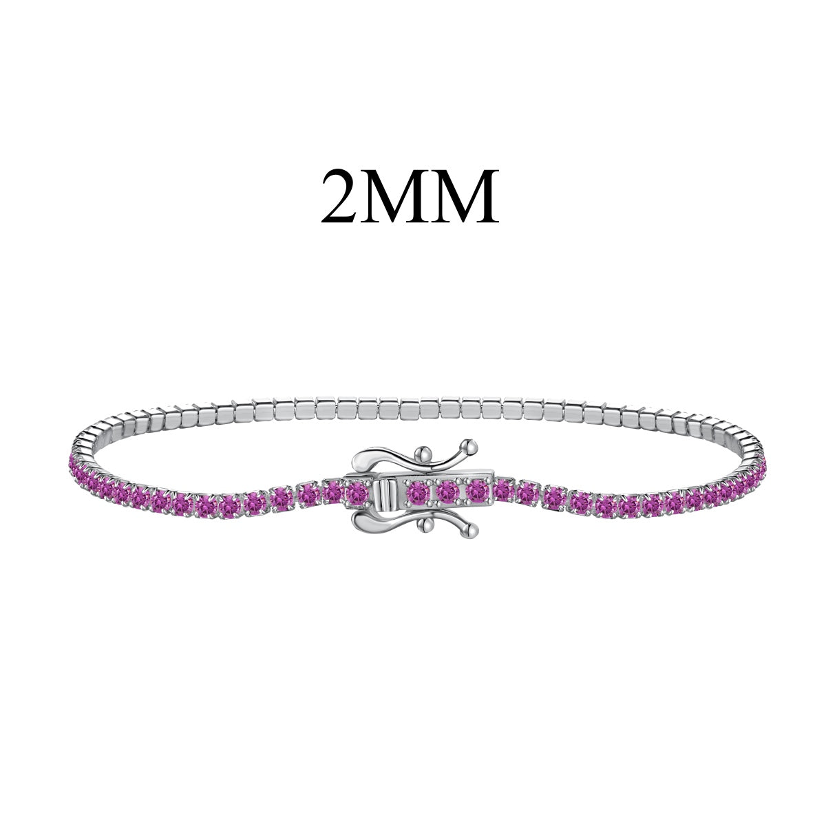Angela Jewelry]Radiant Colorful Round Cut Party Bracelet