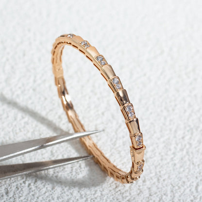 [Angela Jewellery]SERPENTI BRACELET PINK GOLD DIAMOND