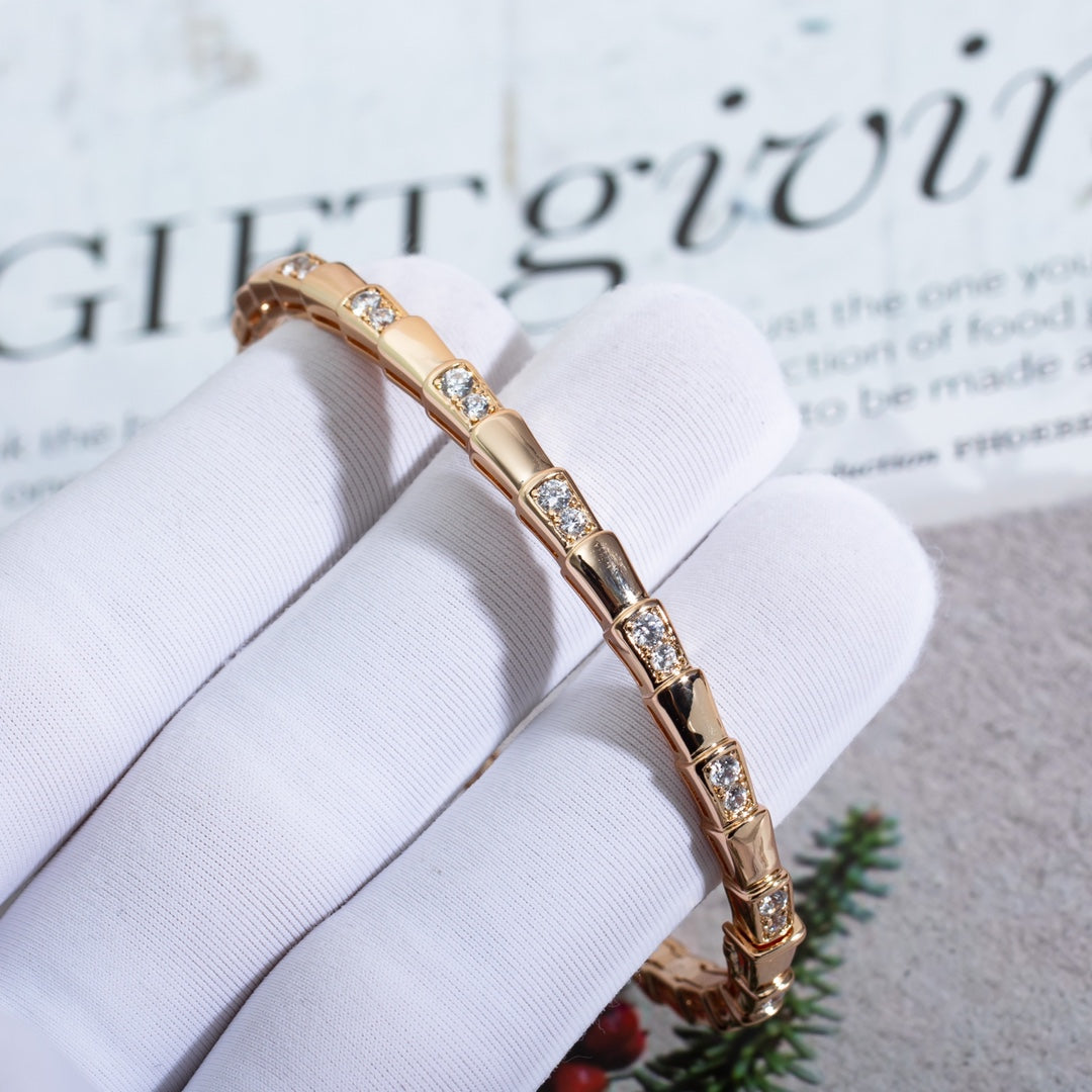 [Angela Jewellery]SERPENTI BRACELET PINK GOLD DIAMOND