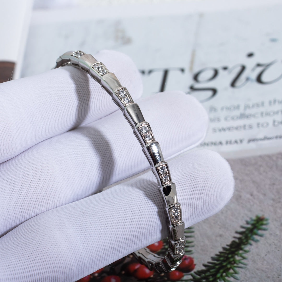 [Angela Jewellery]SERPENTI BRACELET SILVER DIAMOND