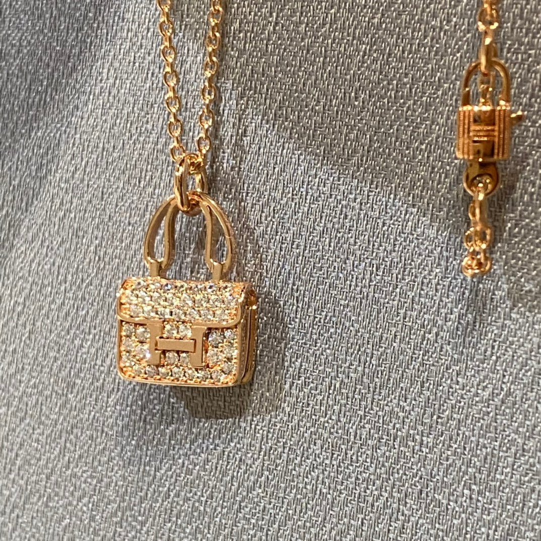 [Angela Jewellery]CONSTANCE PEDANT DIAMOND NECKLACE
