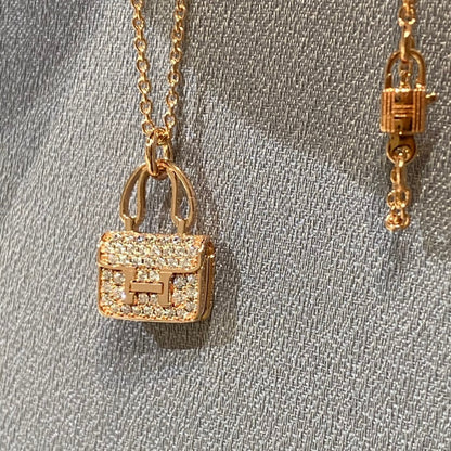 [Angela Jewellery]CONSTANCE PEDANT DIAMOND NECKLACE