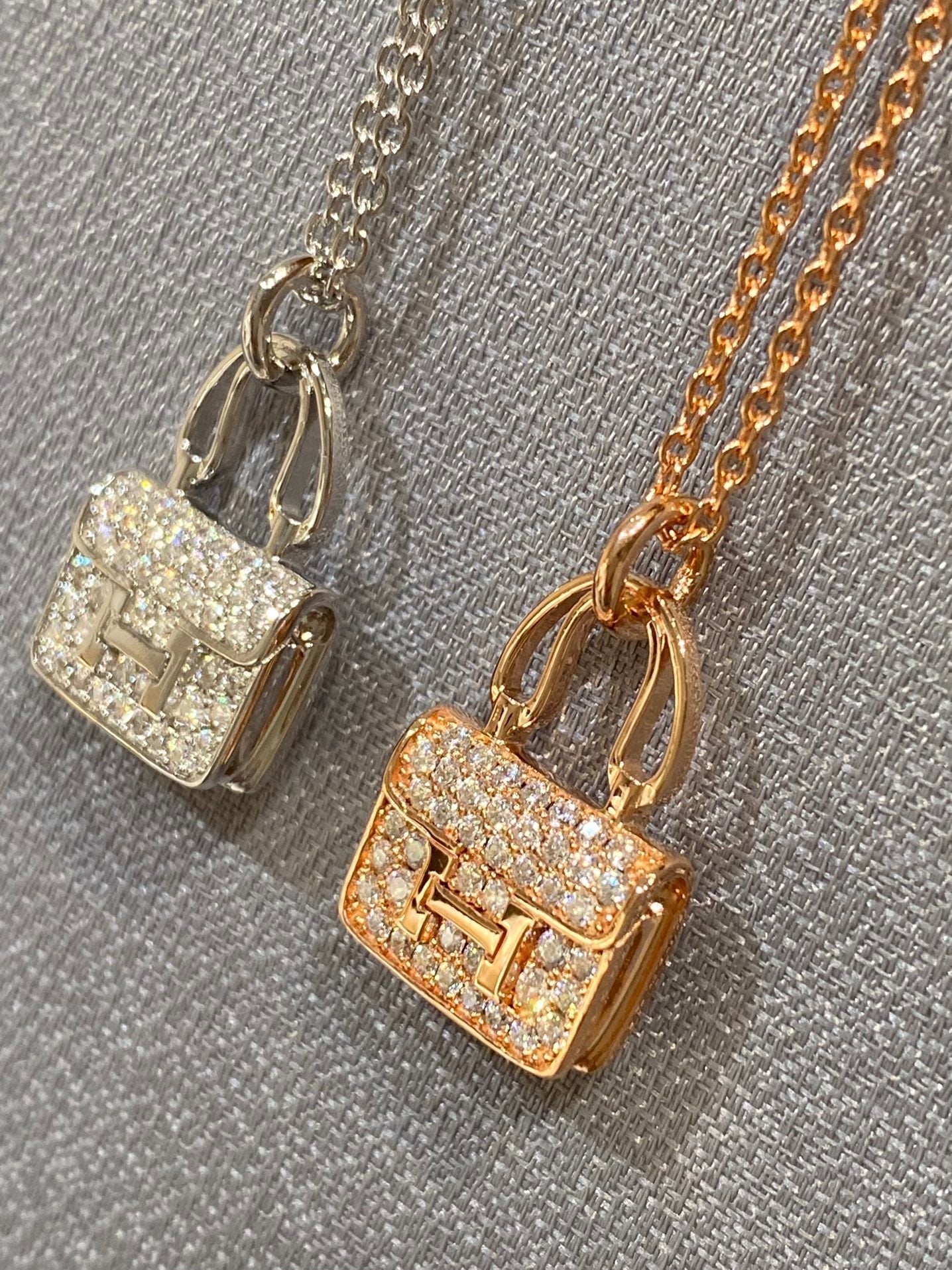[Angela Jewellery]CONSTANCE PEDANT DIAMOND NECKLACE