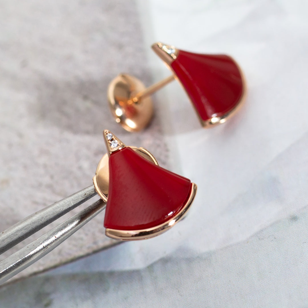 [Angela Jewellery]DIVAS DREAM EARRINGS PINK GOLD