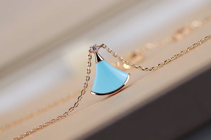 [Angela Jewellery]DREAM NECKLACE TURQUOISE PINK GOLD