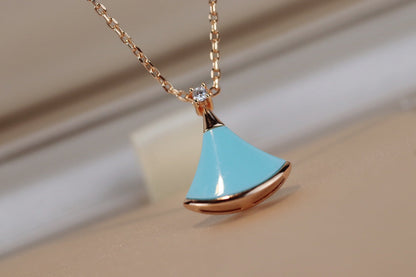 [Angela Jewellery]DREAM NECKLACE TURQUOISE PINK GOLD