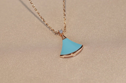 [Angela Jewellery]DREAM NECKLACE TURQUOISE PINK GOLD