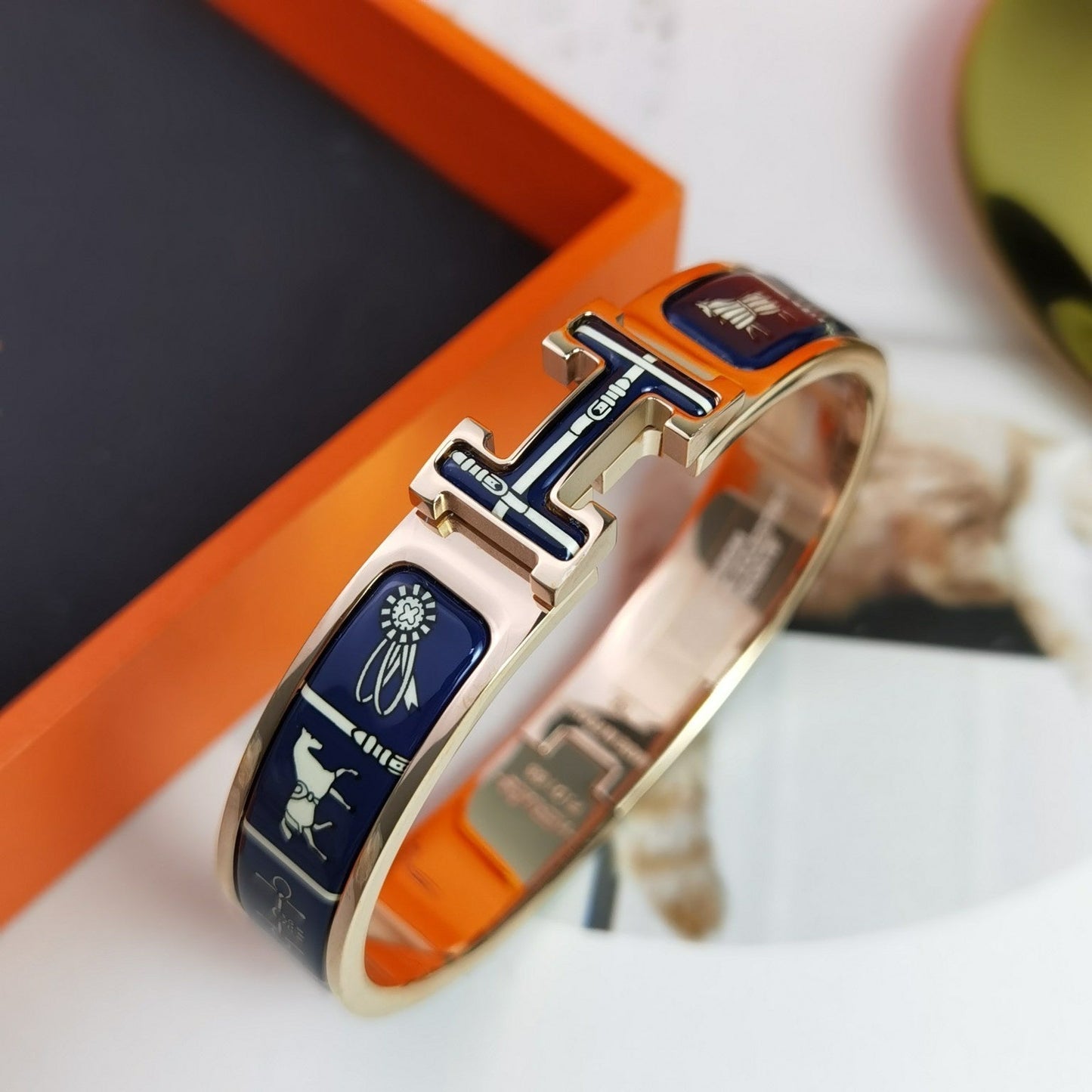 [Angela Jewellery]H COUVERTURES DARK BLUE BRACELET