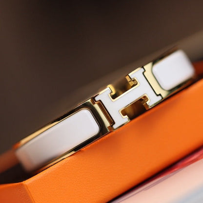 [Angela Jewellery]H BRACELET 12MM GOLD