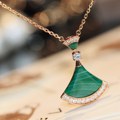[Angela Jewellery]DREAM NECKLACE MALACHITE DIAMOND