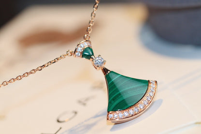 [Angela Jewellery]DREAM NECKLACE MALACHITE DIAMOND