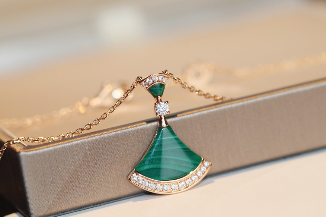 [Angela Jewellery]DREAM NECKLACE MALACHITE DIAMOND