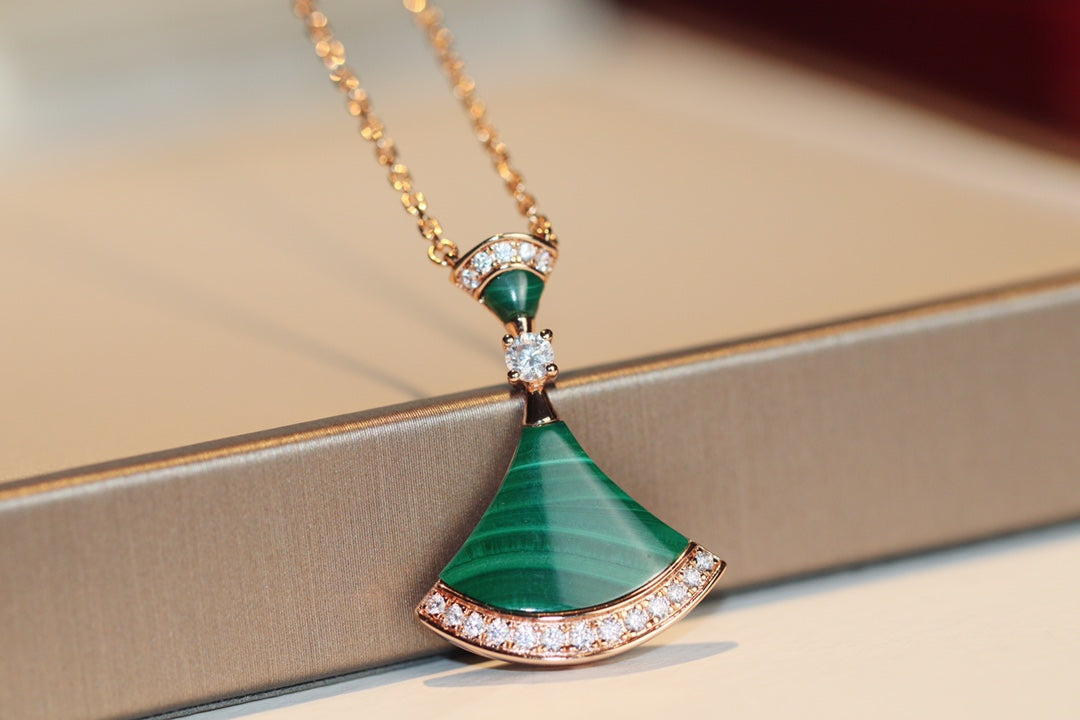 [Angela Jewellery]DREAM NECKLACE MALACHITE DIAMOND