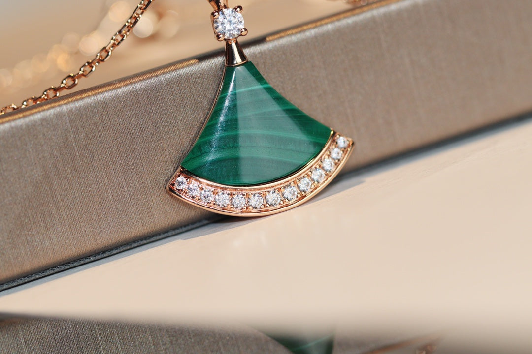 [Angela Jewellery]DREAM NECKLACE MALACHITE DIAMOND