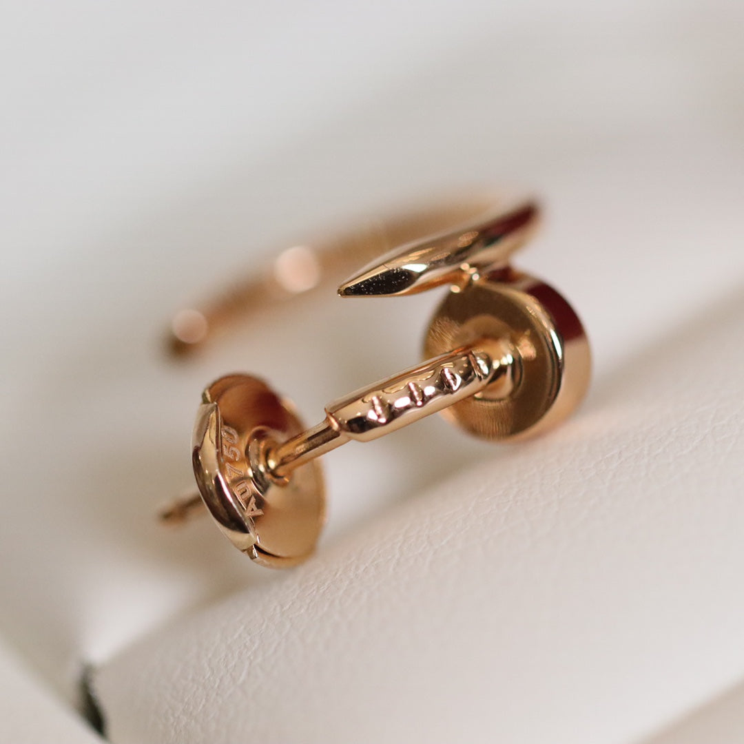 [Angela Jewellery]JUSTE EARRINGS PINK GOLD