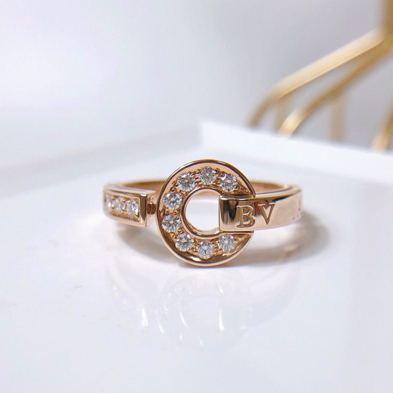 [Angela Jewellery]DREAM RING DIAMOND PINK GOLD