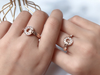 [Angela Jewellery]DREAM RING DIAMOND PINK GOLD