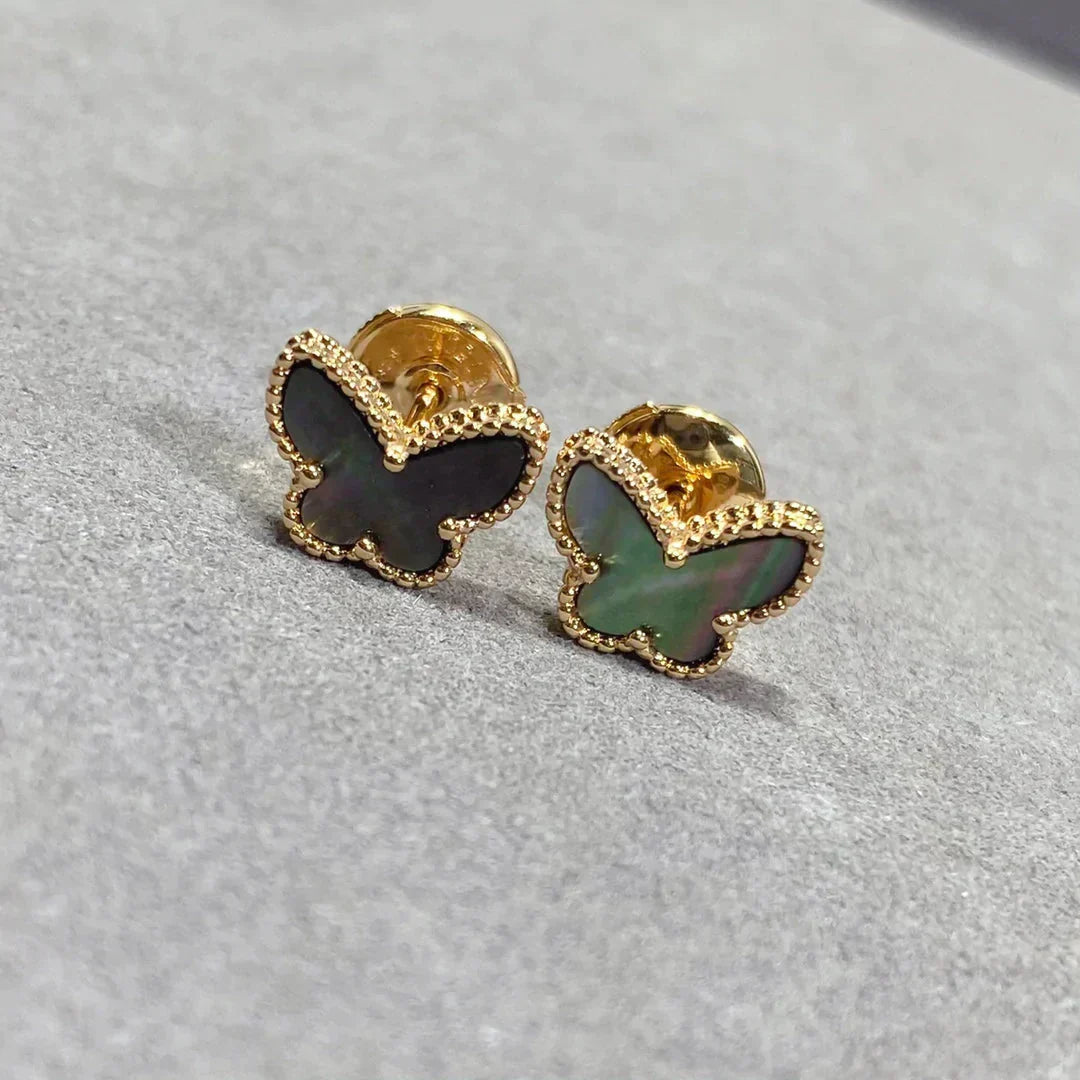 [Angela Jewellery]BUTTERFLY DARK MOP  EARRINGS