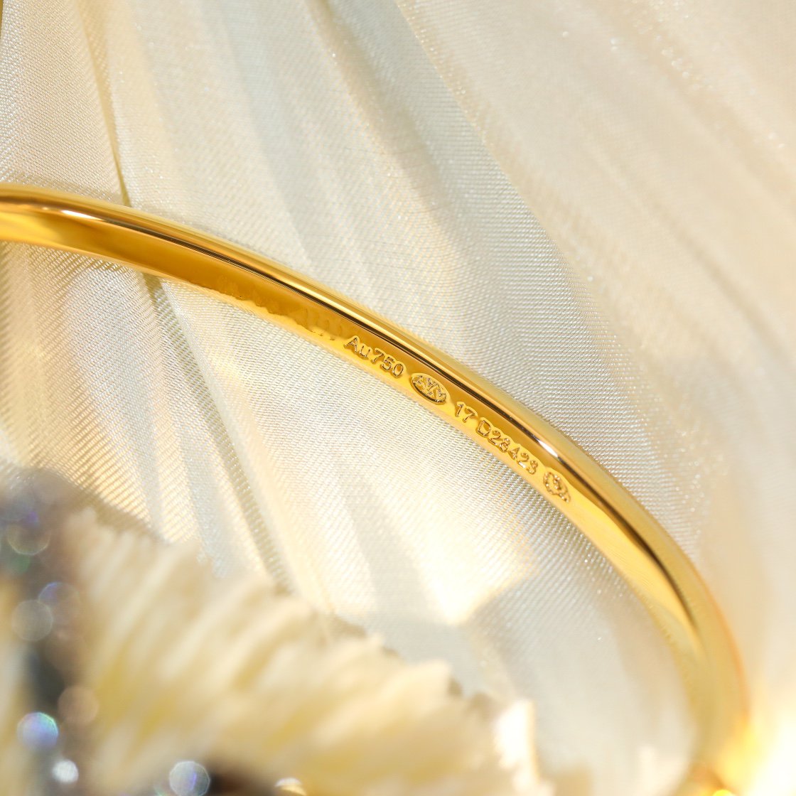 [Angela Jewellery]VOLTE UPSITE DOWN GOLD DIAMOND BRACELET