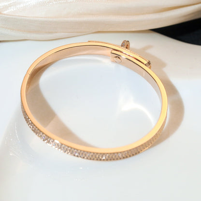[Angela Jewellery]KELLY BRACELET DIAMOND PAVED