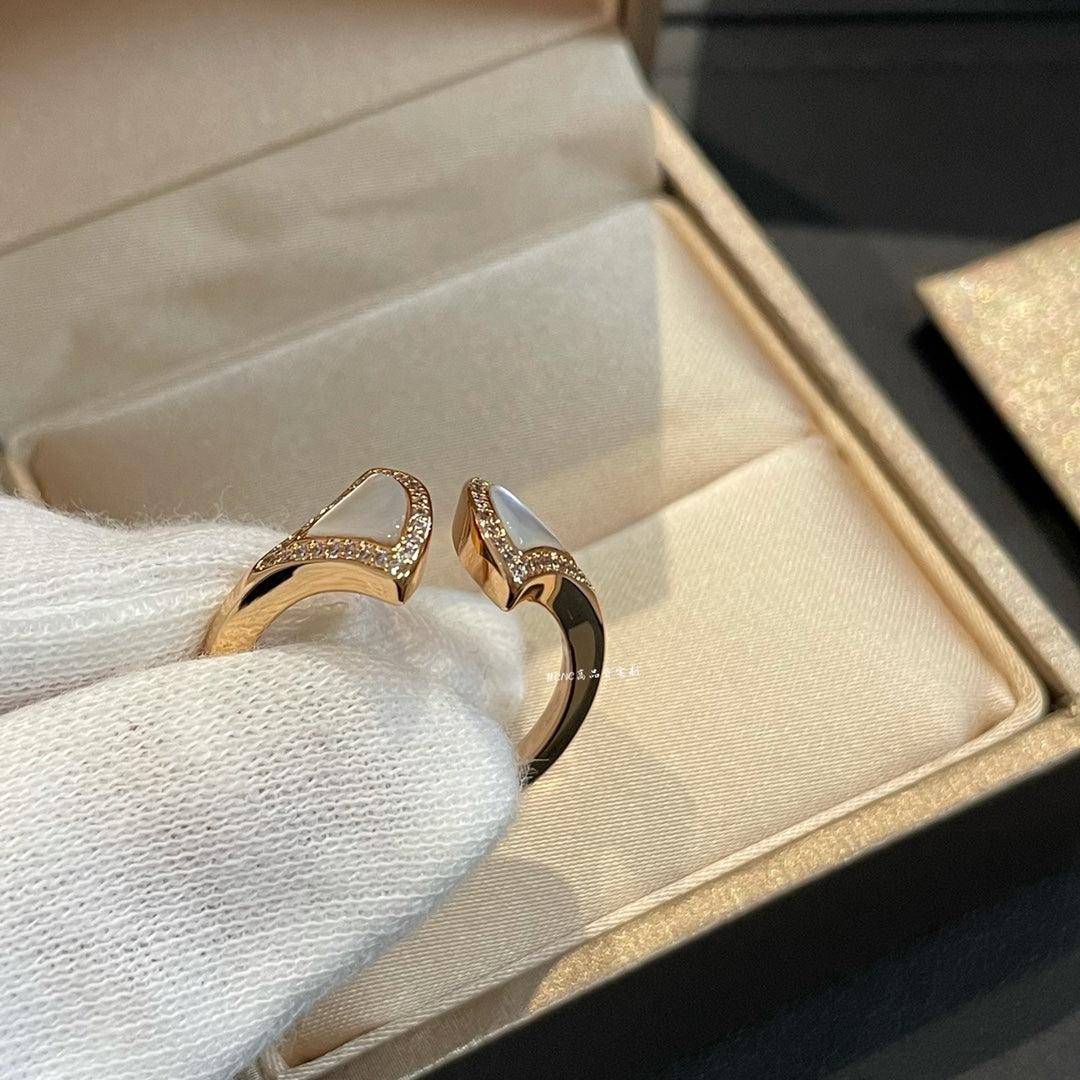 [Angela Jewellery]DREAM MOP DIAMOND OPEN RING